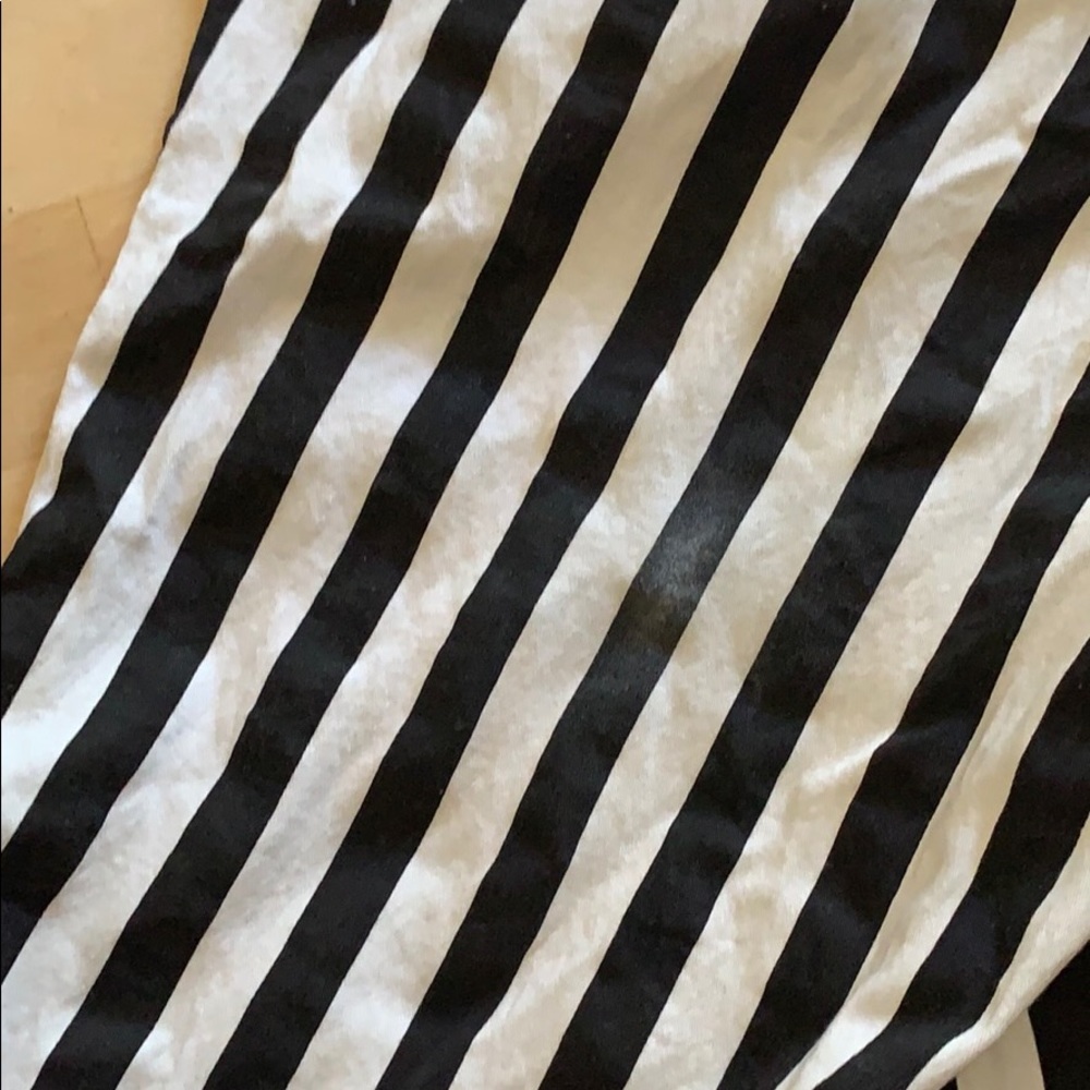 By the way Loran Zip Up Pant in Black & White - Picture 6 of 6